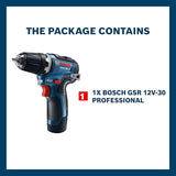 Bosch GSR 12V‑30 Heavy Duty Cordless Drill Driver