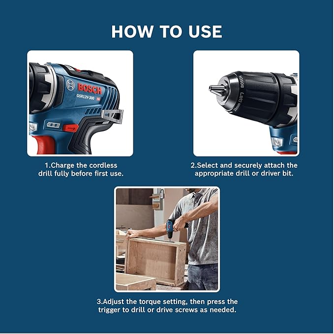 Bosch GSR 12V‑30 Heavy Duty Cordless Drill Driver
