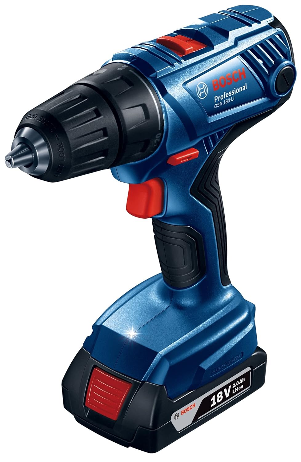 Bosch GSR 180‑LI Cordless Drill Driver Kit - Tools Warehouse