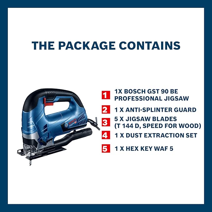 Bosch GST 90 BE Professional Heavy Duty Jigsaw - Tools Warehouse