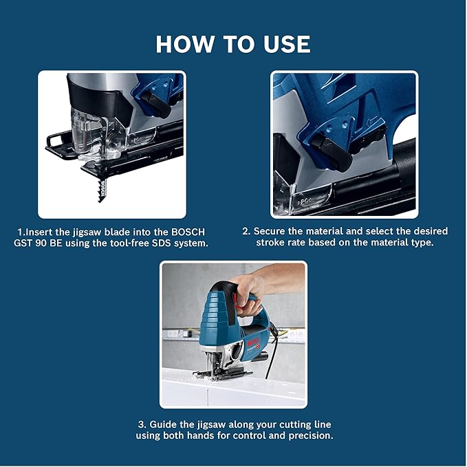 Bosch GST 90 BE Professional Heavy Duty Jigsaw - Tools Warehouse