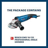 Bosch GWS 18-125 L Heavy Duty Electric Angle Grinder - Tools Warehouse