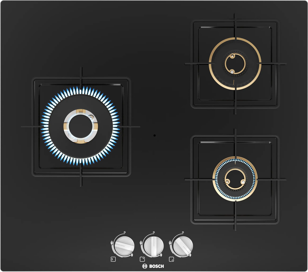 Bosch True Brass 2D Gas Hob 60cm PNC6B6F10I