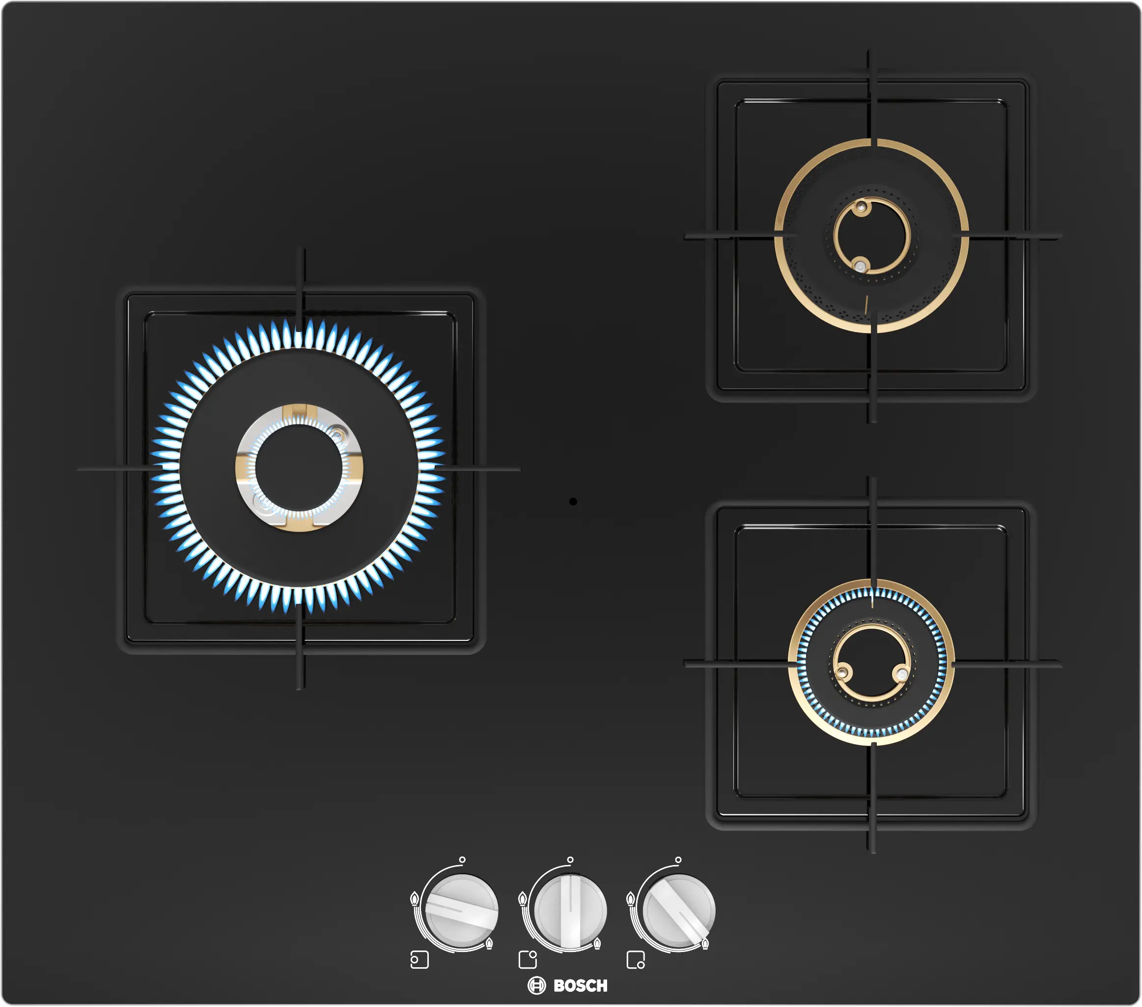 Bosch True Brass 2D Gas Hob 60cm PNC6B6F10I
