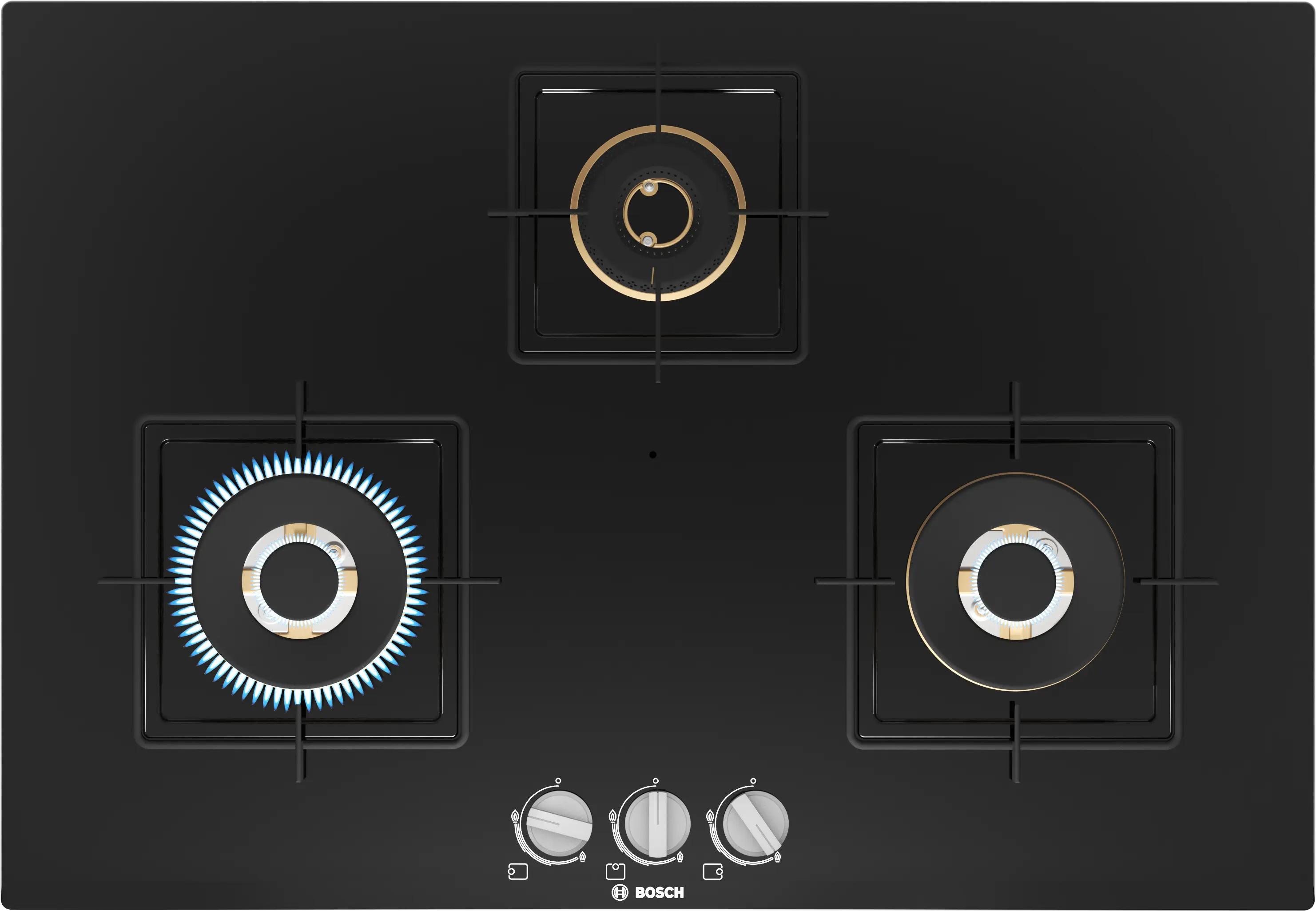 Bosch True Brass 2D Gas Hob 75cm PND7B6F10I
