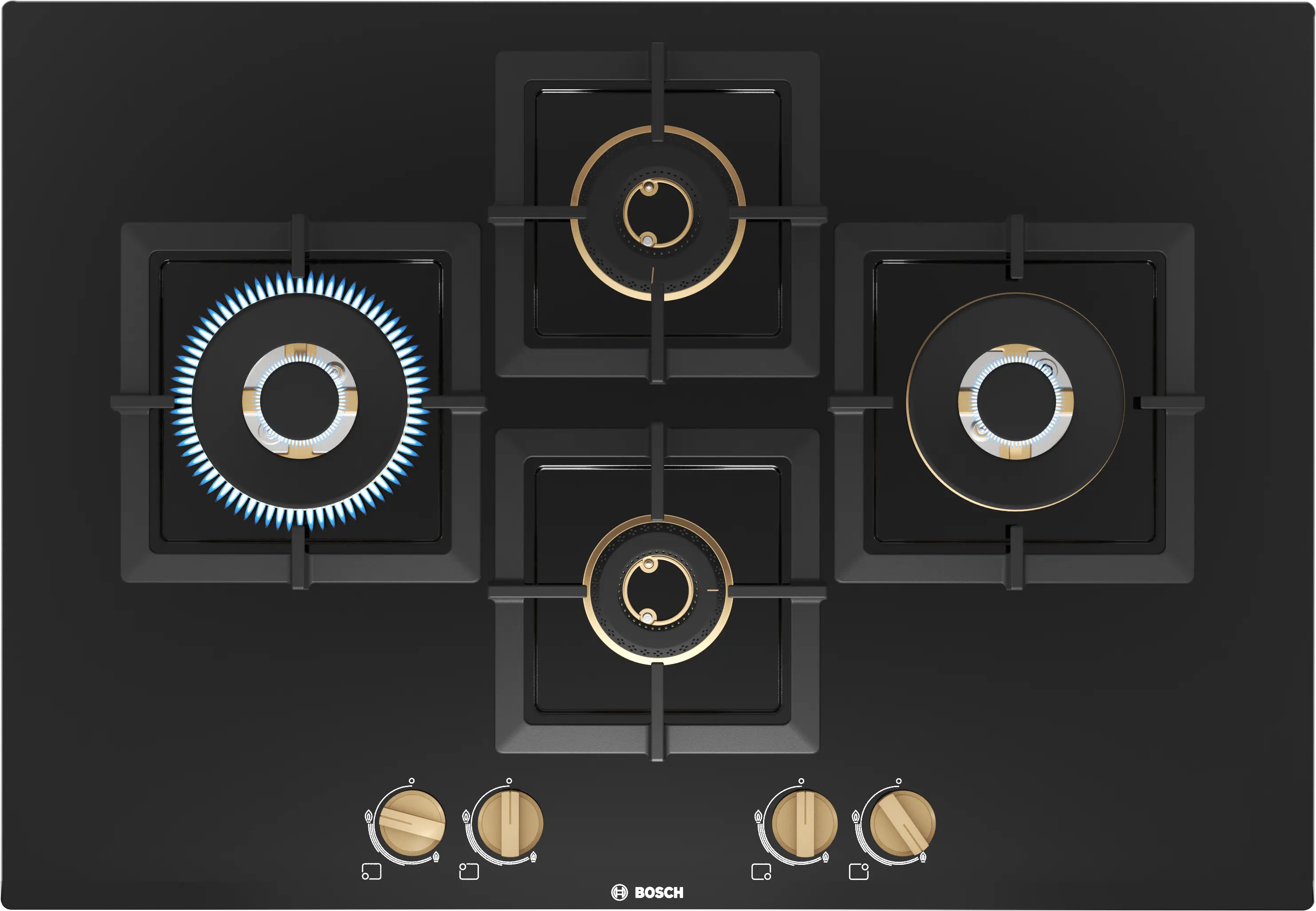 Bosch True Brass 2D Gas Hob 75cm PNI7B6F20I