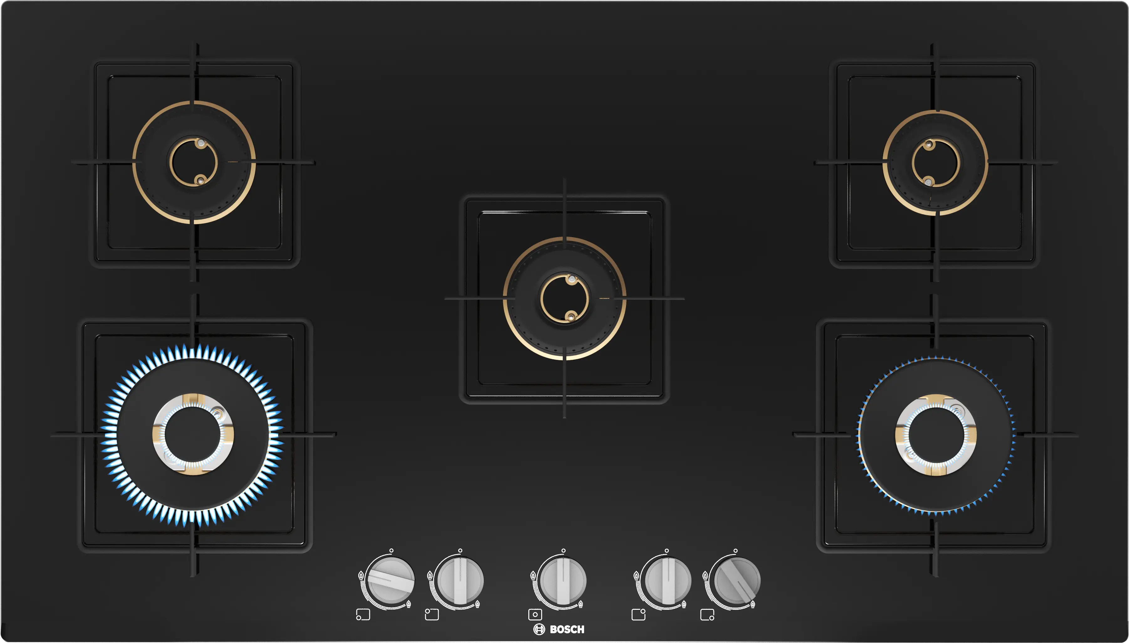 Bosch True Brass 2D Gas Hob 90cm PNV9B6F10I