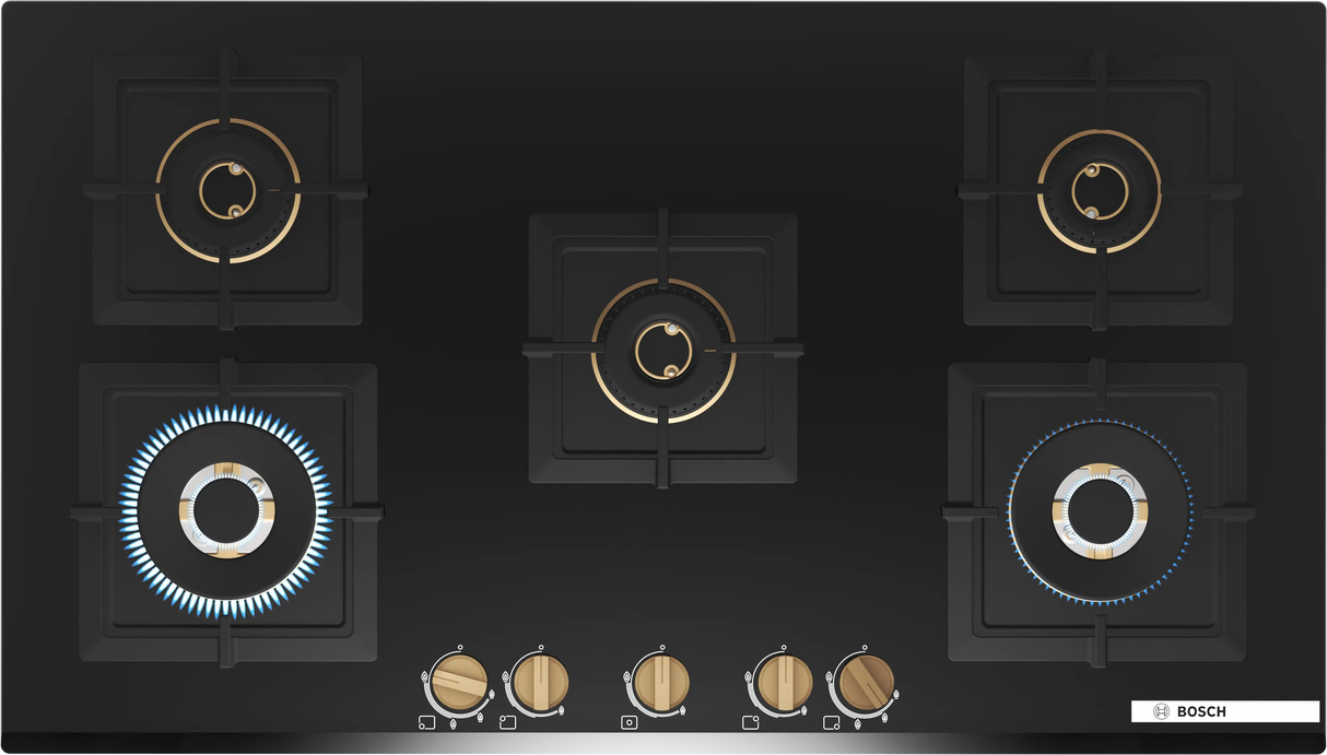 Bosch True Brass 3D Gas Hob 90cm PNV9B6G20I