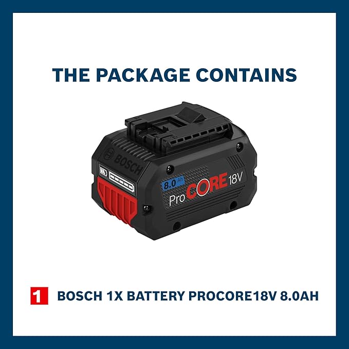 Bosch ProCORE 18V 8.0Ah Battery Pack - Tools Warehouse