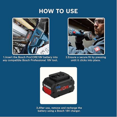 Bosch ProCORE 18V 8.0Ah Battery Pack - Tools Warehouse