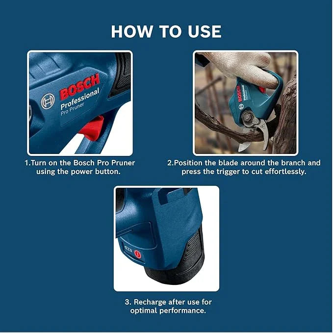 Bosch Pro Pruner 12V Cordless Secateur + Battery - Tools Warehouse