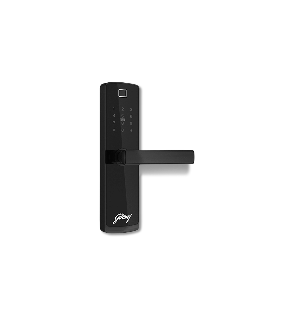 Godrej Catus Connect Digital Lock Black Biometric PIN