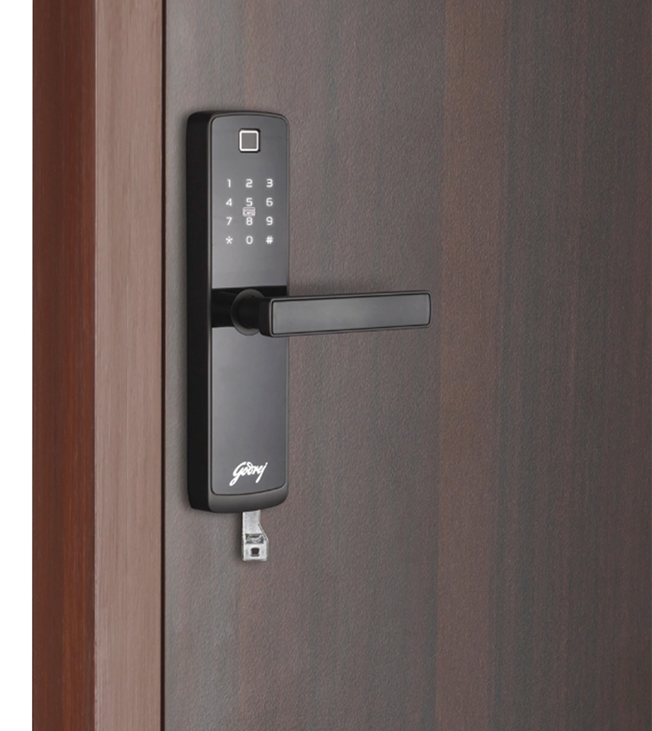 Godrej Catus Connect Digital Lock Black Biometric PIN
