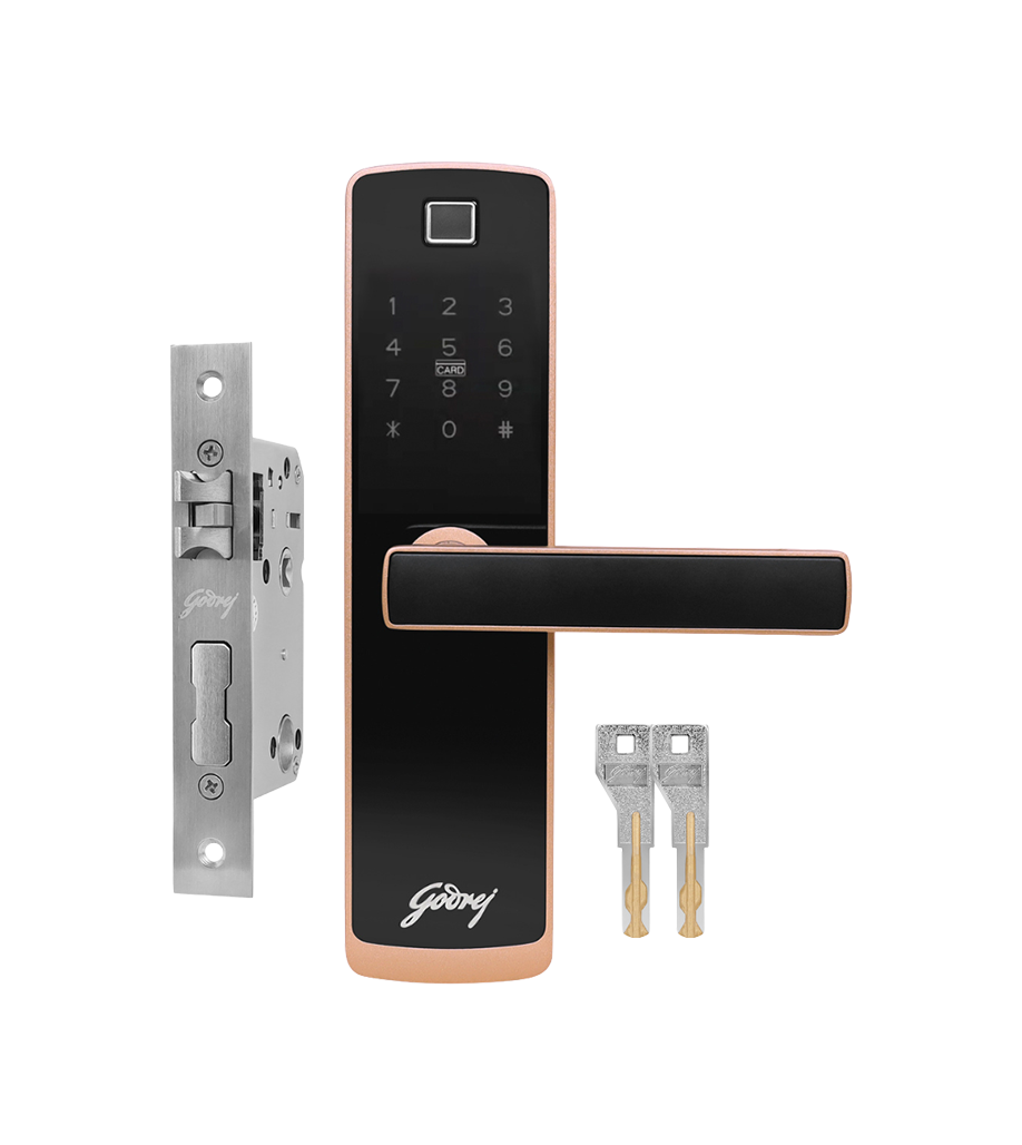 Godrej Catus Connect Rose Gold Smart Biometric Lock