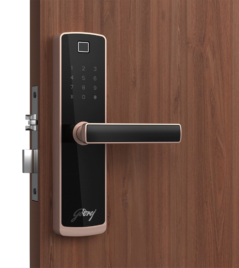 Godrej Catus Connect Rose Gold Smart Biometric Lock