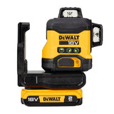 Dewalt 18v XR Compact 3x360 Green Laser Kit