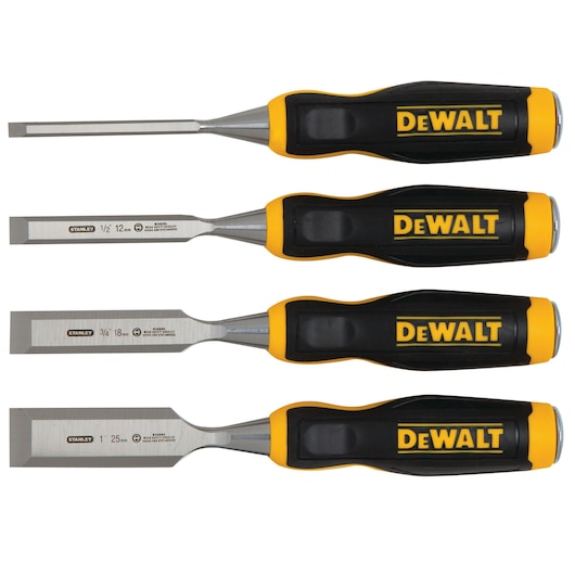 DeWalt 4-Pc Wood Chisel Set