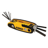 DeWalt Folding Locking Hex Keys Metric