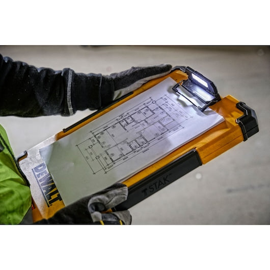 Dewalt Tstak Job Site LED Clipboard