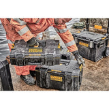 Dewalt Toughsystem 2.0 (DS166) Small Stackable Tool Box With 50 Kg Load Capacity