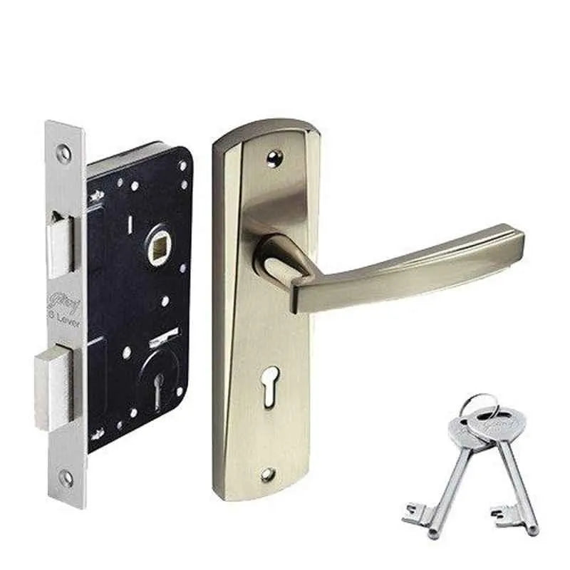 ELC 06 6 Lever Mortise Lock Satin Steel Model 6649