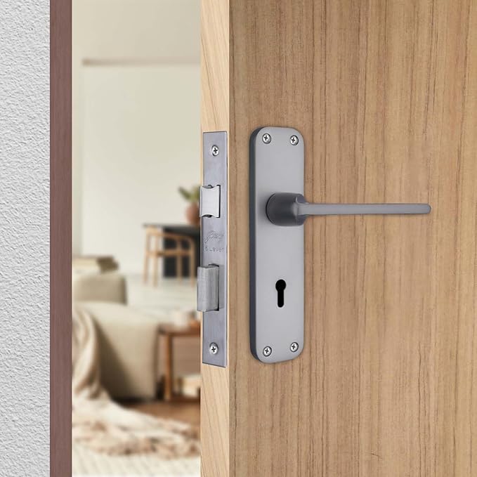 ELC 10 6 Lever Mortise Lock Matte Black Model 5015