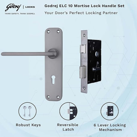 Godrej ELC 10 6 Lever Mortise Lock