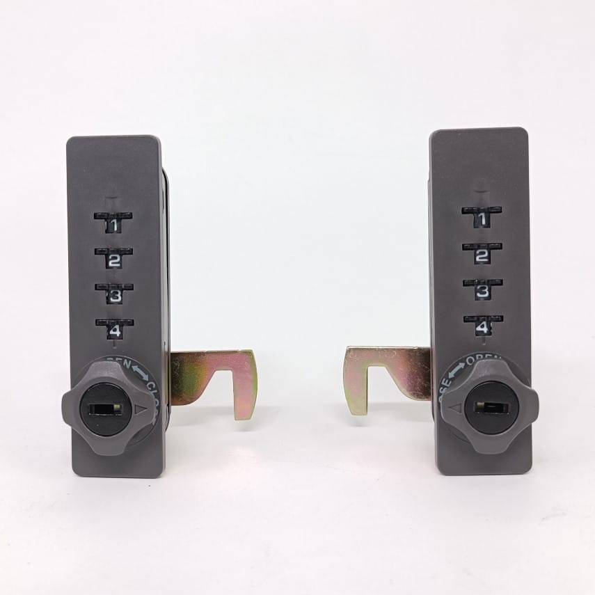 Ebco 4 Digit Combination Lock - Wood Vertical