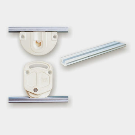 Ebco Alu Profile Rail 3M for Sliding Cabinet Shutter Fittings