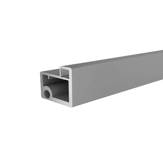 Ebco Aluminium Glass Shutter Profile for Recessed Hinge 25 - 4mm Sleeve