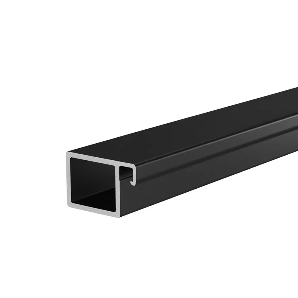 Ebco Aluminium Glass Shutter Profile for Recessed Hinge 35 - 4mm Sleeve