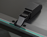 Ebco Aluminium Profile 3D Hinge Linear Mount Plate Titanium Finish – (Set of 2)
