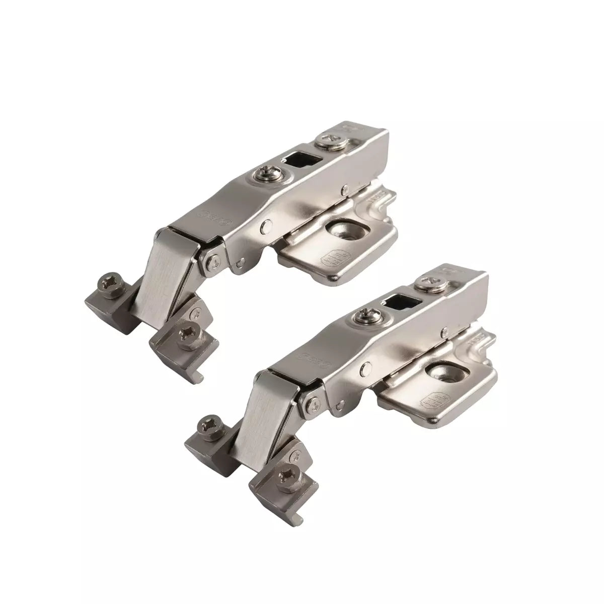 Ebco Aluminium Profile 3D Hinge for 4mm Glass / 18–20mm Panel Set of 2