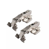 Ebco Aluminium Profile 3D Hinge for 4mm Glass / 18–20mm Panel Set of 2
