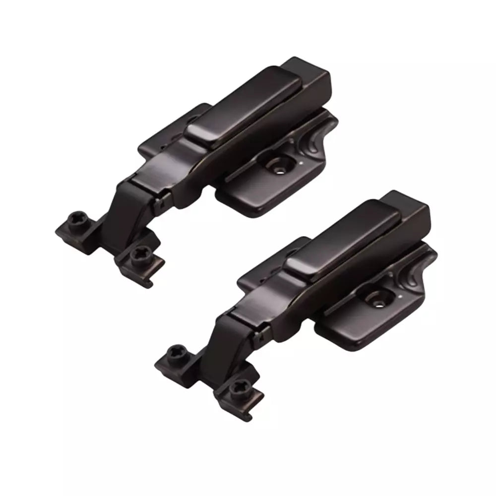 Ebco Aluminium Profile 3D Hinge Overlay – TN – 4mm Glass (Set of 2)