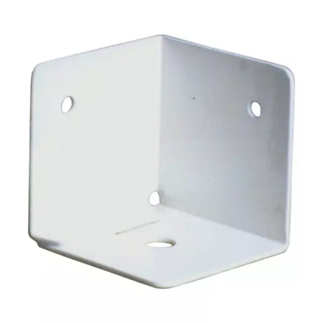 Ebco Corner Clamp - 38×38×38 mm, White Glossy
