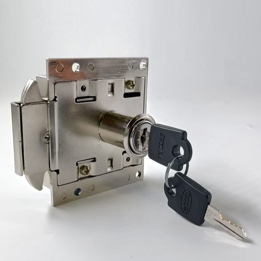 Ebco Cupboard Sliding Lock – 18-25mm(Set of 2 Lock)