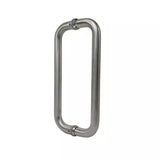 Ebco D Type Glass Door Handle SS304
