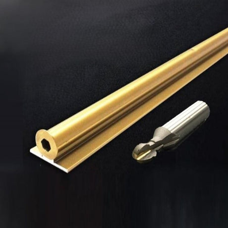 Ebco Door Stiffener Concealed - Anodized Gold