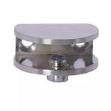Ebco Glass Shelf Bracket - Nickel Plated Satin
