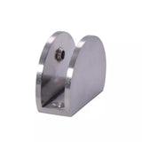 Ebco Glass Shelf Bracket - Nickel Plated Satin