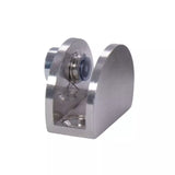 Ebco Glass Shelf Bracket - Nickel Plated Satin