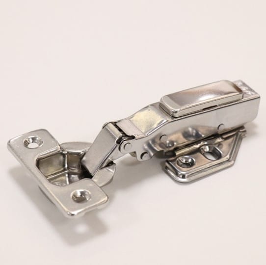 Ebco Hinge Slow Motion 35mm Soft Close with 4-Hole Mount Plate (Set of 2) - Nickel Plated