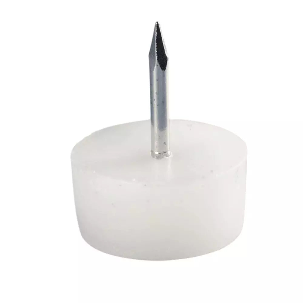 Ebco Plinth Pin 15×8mm - White Finish