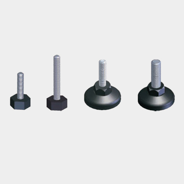 Ebco PSR640-29 Round Plinth Screw – M6×40mm (Plated/Nylon)