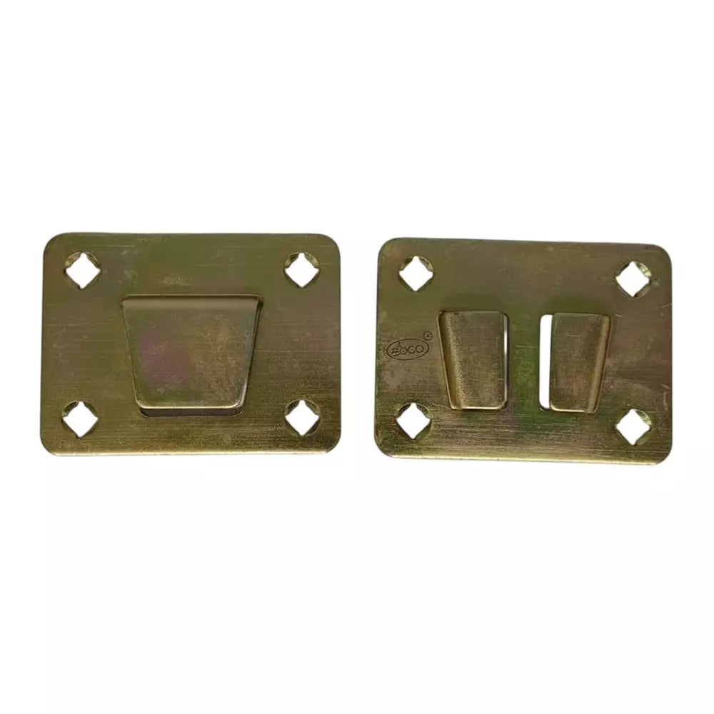 Ebco SOC1 Sofa Connector Zinc Plated Yellow Finish