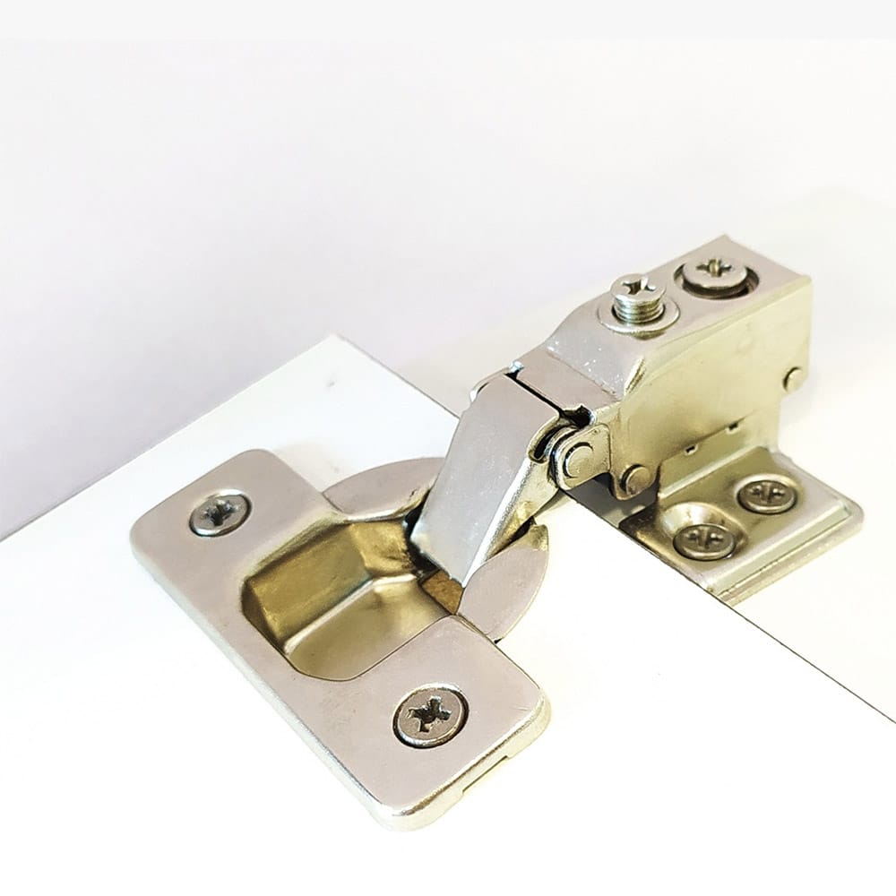 Ebco Short Arm Hinge with 4 Hole Mounting Plate – Soft Close