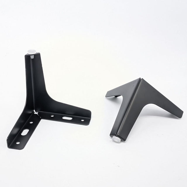 Ebco SL1 Black Furniture Leg – 120×120×10×18mm