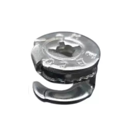 Ebco Steelfix Housing - 15 mm diameter, Zinc Plated White