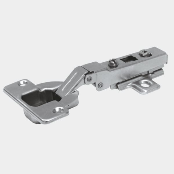 Ebco Thick Door Cabinet Hinge for 18–30mm Doors Nickel Plated – Set of 2